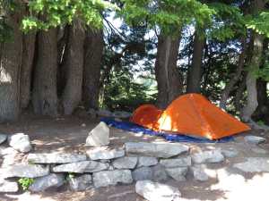 My lovely little campsite